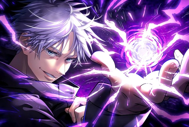 An epic anime scene full of energy
